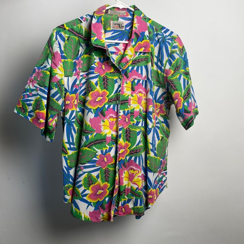 Funky tropical button up